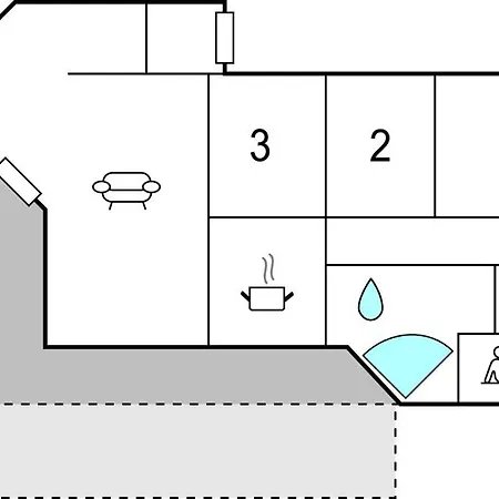 Feriehus In With Sauna *